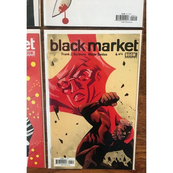 BLACK MARKET, FULL RUN OF 4, HIGH GRADE, BOOM 2014 - Picture 5 of 5